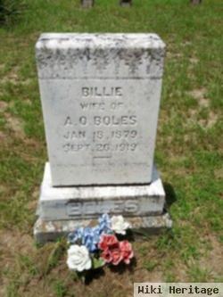 Elizabeth "billie" Renfro Boles