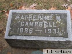 Katherine M Campbell