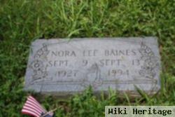 Nora Lee Baines