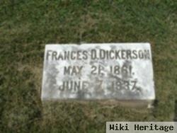 Frances "fannie" Durbin Dickerson