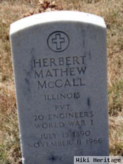 Herbert Mathew Mccall