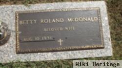 Betty Roland Mcdonald