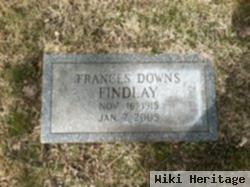 Frances D. Downs Findlay
