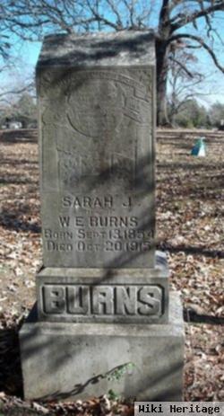 Sarah Jane Evans Burns