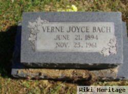 Vernia Eunice "verne" Joyce Bach