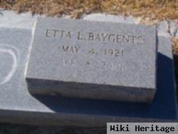 Etta Lee Baygents