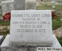 Harriette Grist Cobb