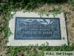 Darlene D Baker