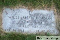 Sgt William F Gleason