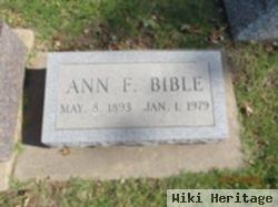 Ann F. Bible