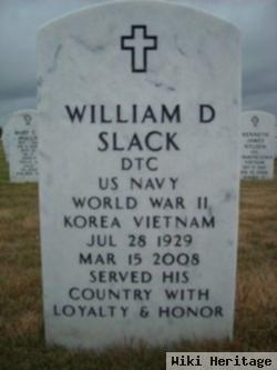 William D "bill" Slack, Sr