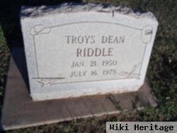 Troys Dean Riddle