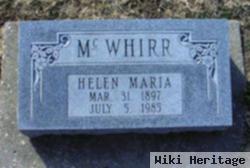 Helen Maria Mcwhirr