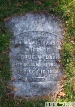 Ann Maria Williamson Davis