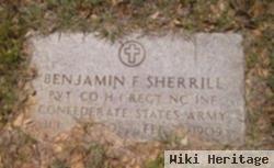 Pvt Benjamin F. Sherrill