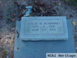 Maude Williams Humphries