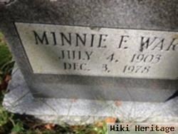 Minnie E Ward