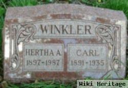 Hertha A Winkler