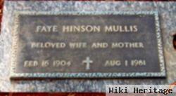 Bessie Faye "faye" Hinson Mullis