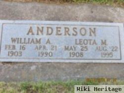 William Arthur "art" Anderson