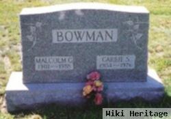 Carrie S Wehr Bowman