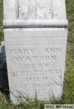 Mary Ann Mcafee Watson