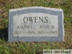 Rose M Owens