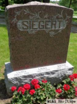 Walter H Siegert