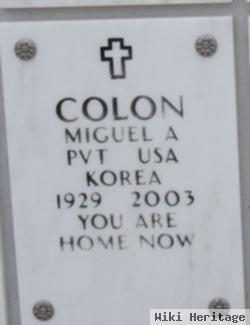 Pvt Miguel A Colon