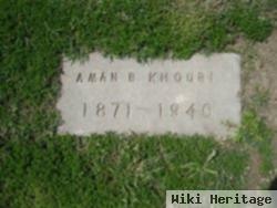 Aman B. Khouri