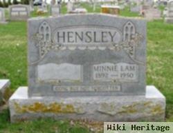 Minnie Frances Lam Hensley