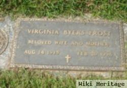 Virginia Eileen "ginny" Byers Frost