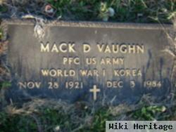 Pvt Mack D. Vaughn