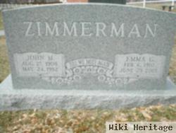 John M Zimmerman