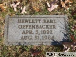 Hewlett Earl Offenbacker