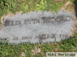 Julia Etta Hensley