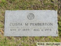 Clista M Ayers Pemberton