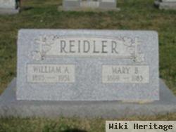 William A Reidler