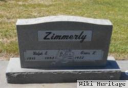 Ralph Emil Zimmerly, Sr