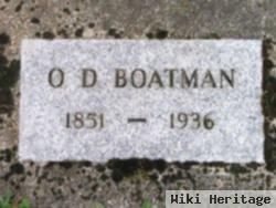 Oliver D Boatman