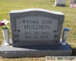 Wyoma Zeda Mullikin