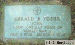 Gerald B Yoder