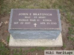 Dr John Edward Bratovich