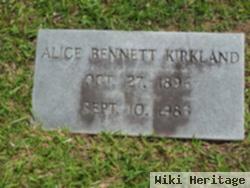 Alice Webb Bennett Kirkland