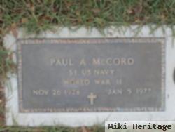 Paul A Mccord