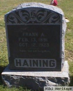 Frank A. Haining