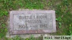 Myrtle I. Bjork Paulson