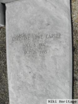 Christine Lowe "tina" Carter