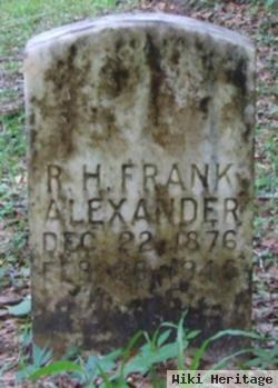 Richard Homer "frank" Alexander