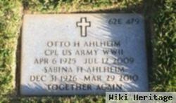 Cpl Otto Henry Ahlheim, Jr